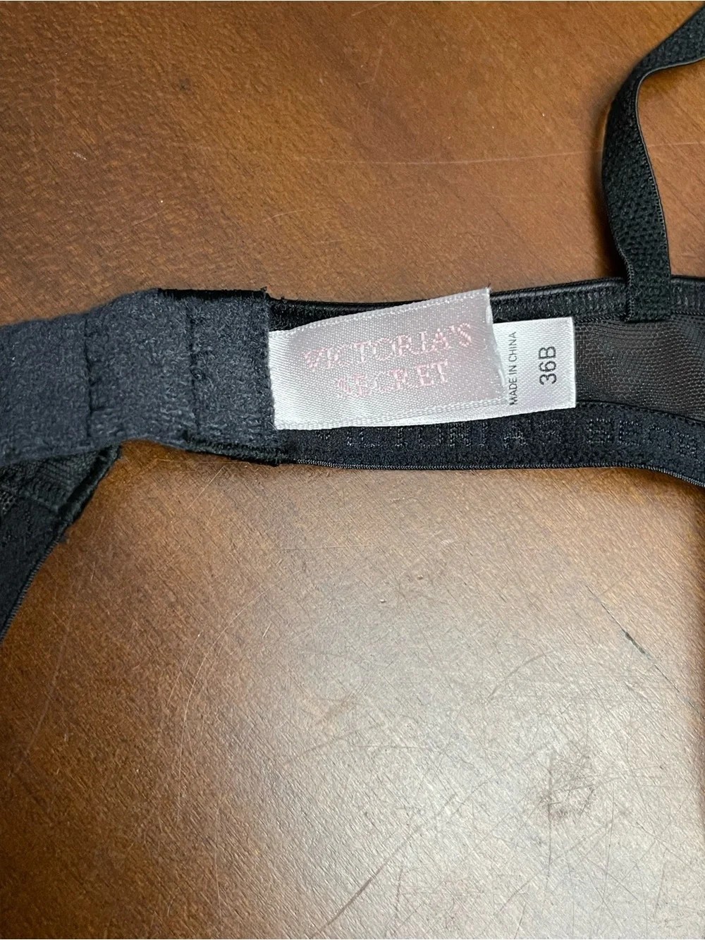Victoria Secret Sheer Floral Embroidered Black Underwire Bra